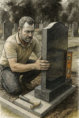 Headstone Installation